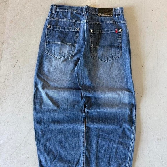 2000s Southpole red tab baggy jeans36x30